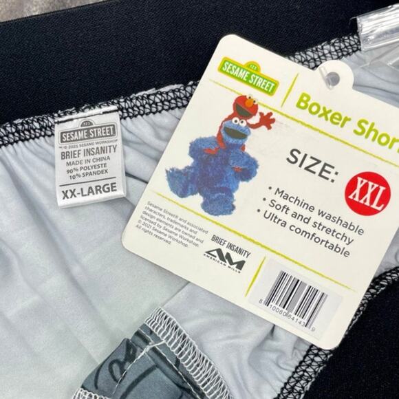 Oscar the Grouch Boxer Shorts XXL | Brief Insanity | Funny Gift Sleepwear - Picture 6 of 8